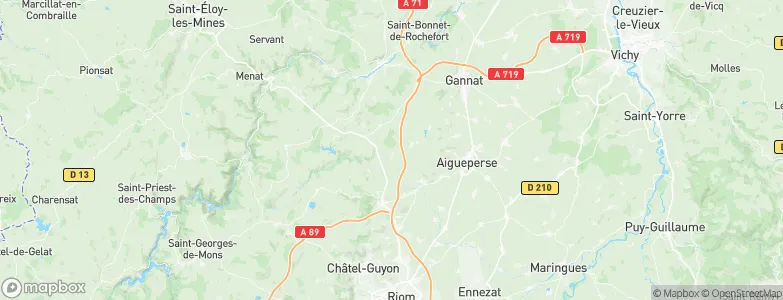 Jozerand, France Map