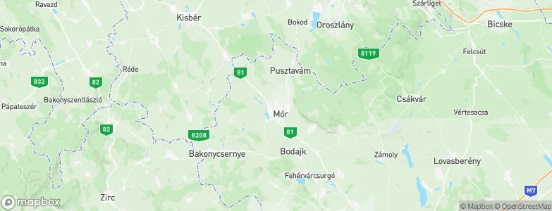 Józsefpuszta, Hungary Map