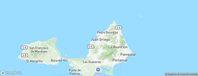 Juan Griego, Venezuela Map