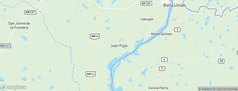 Juan Pujol, Argentina Map
