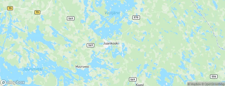 Juankoski, Finland Map