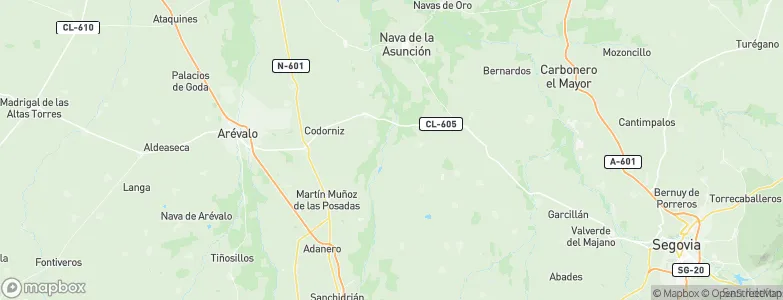 Juarros de Voltoya, Spain Map