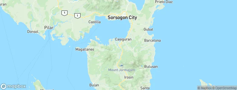Juban, Philippines Map