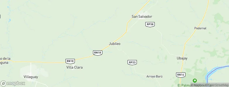 Jubileo, Argentina Map
