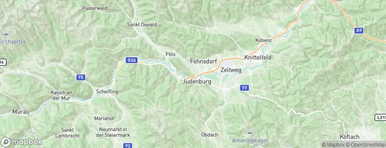 Judenburg, Austria Map