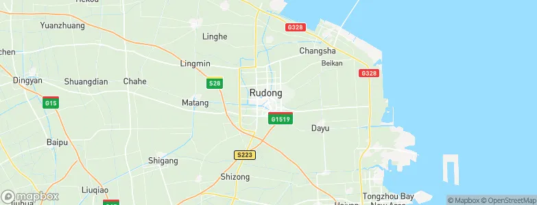 Juegang, China Map