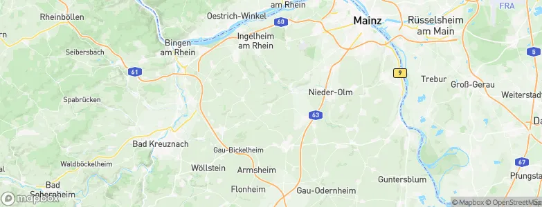 Jugenheim, Germany Map
