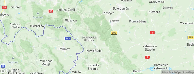 Jugów, Poland Map