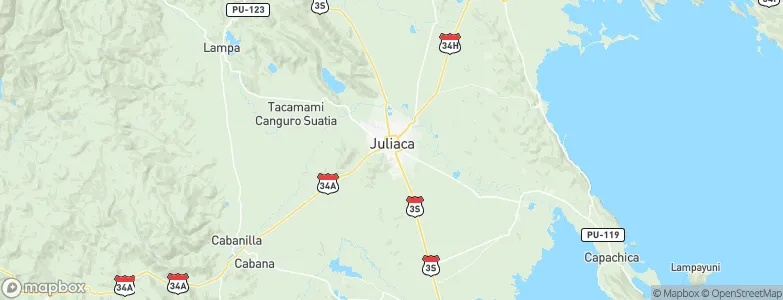 Juliaca, Peru Map