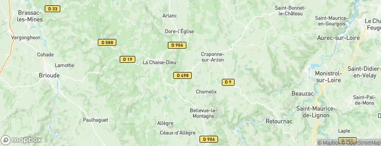 Jullianges, France Map