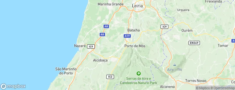 Juncal, Portugal Map