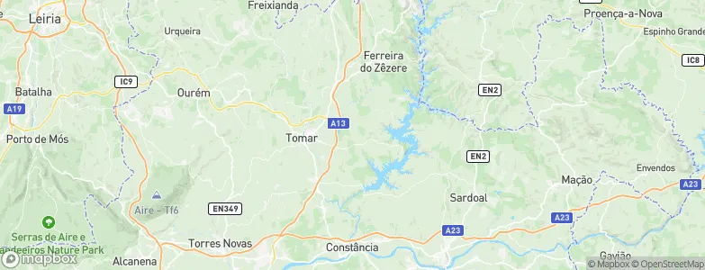 Junceira, Portugal Map