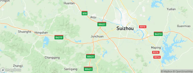 Junchuan, China Map
