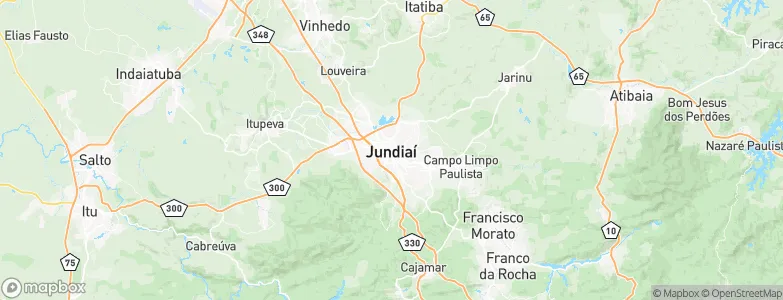 Jundiaí, Brazil Map