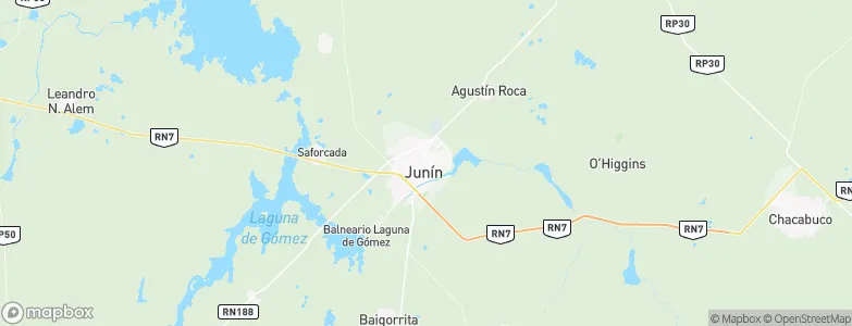 Junín, Argentina Map