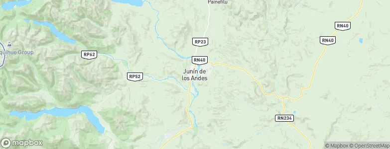 Junín de los Andes, Argentina Map