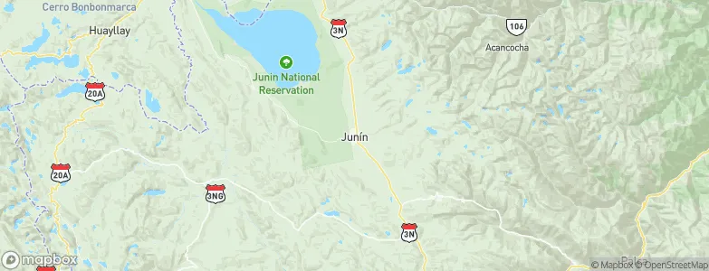 Junín, Peru Map