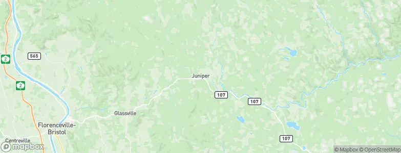 Juniper, Canada Map