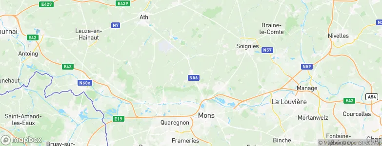 Jurbise, Belgium Map