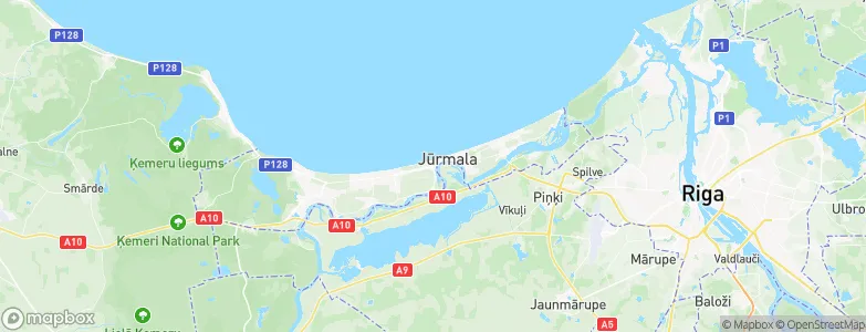 Jūrmala, Latvia Map