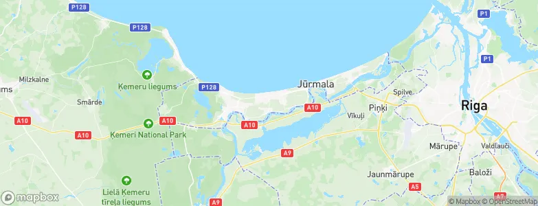Jūrmala, Latvia Map