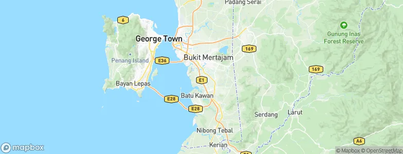 Juru, Malaysia Map