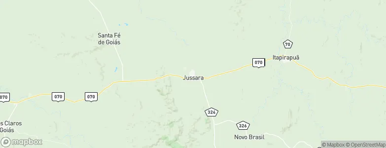 Jussara, Brazil Map