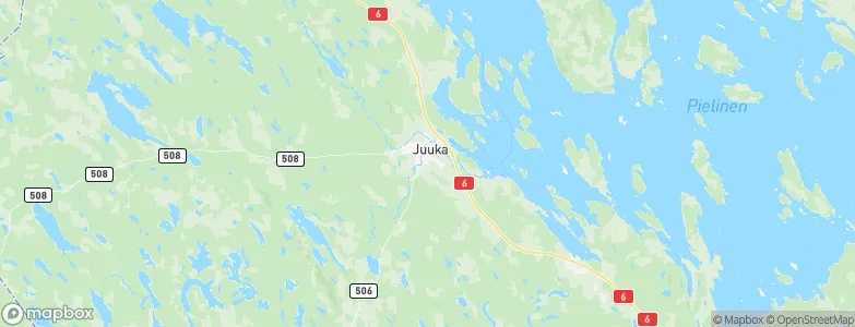 Juuka, Finland Map