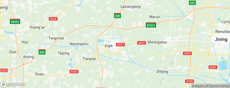 Juye, China Map