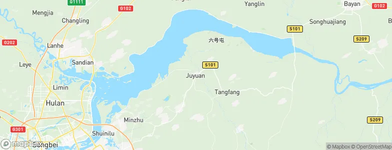 Juyuan, China Map