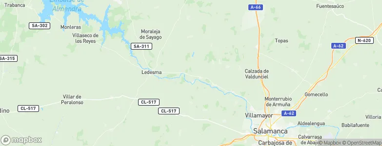 Juzbado, Spain Map