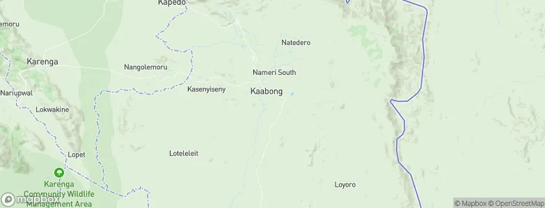 Kaabong, Uganda Map