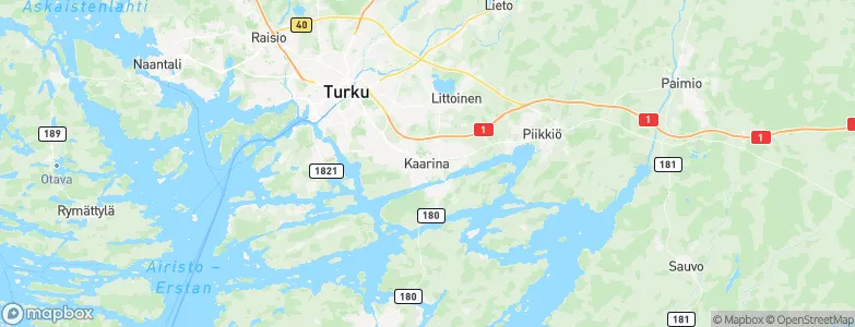Kaarina, Finland Map