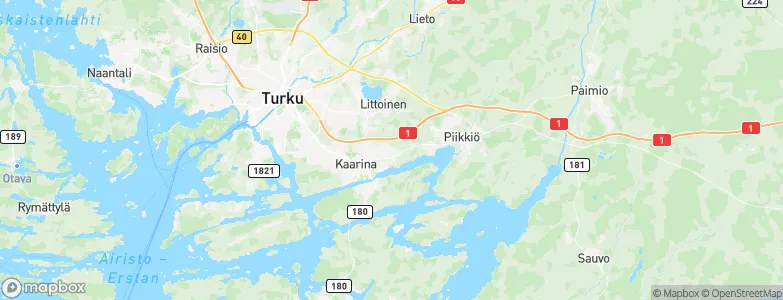 Kaarina, Finland Map