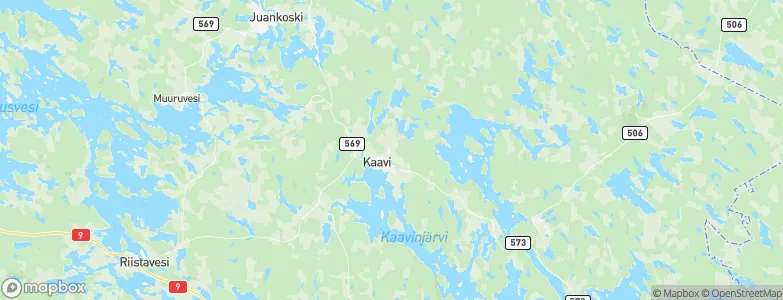 Kaavi, Finland Map