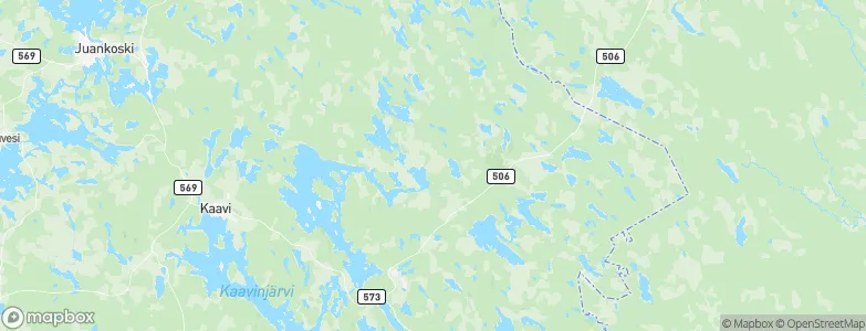 Kaavi, Finland Map