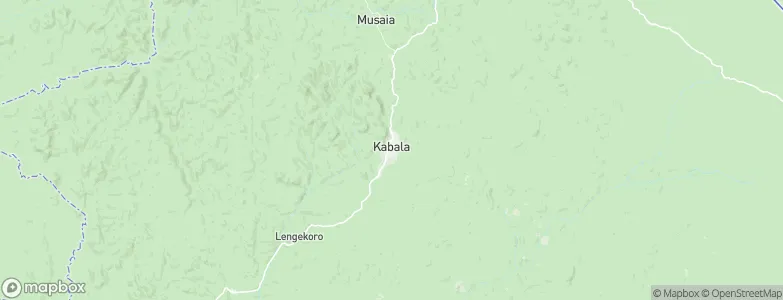 Kabala, Sierra Leone Map