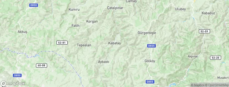 Kabataş, Turkey Map