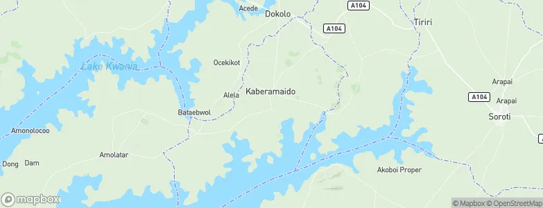 Kaberamaido, Uganda Map
