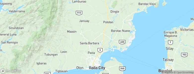 Kabilauan, Philippines Map