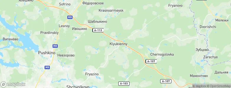 Kablukovo, Russia Map