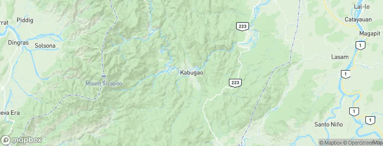 Kabugao, Philippines Map