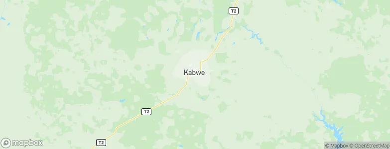 Kabwe, Zambia Map