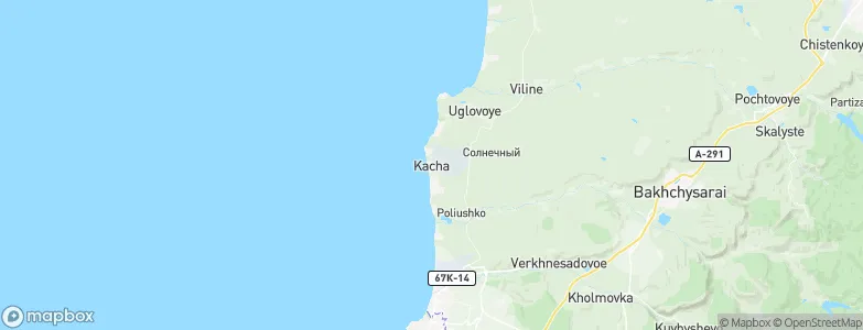 Kacha, Ukraine Map