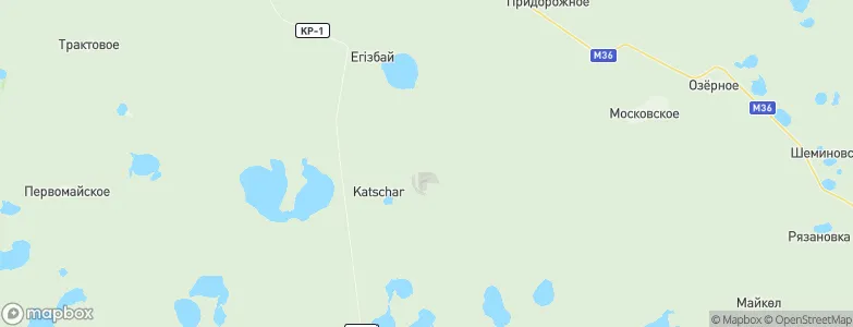 Kachar, Kazakhstan Map