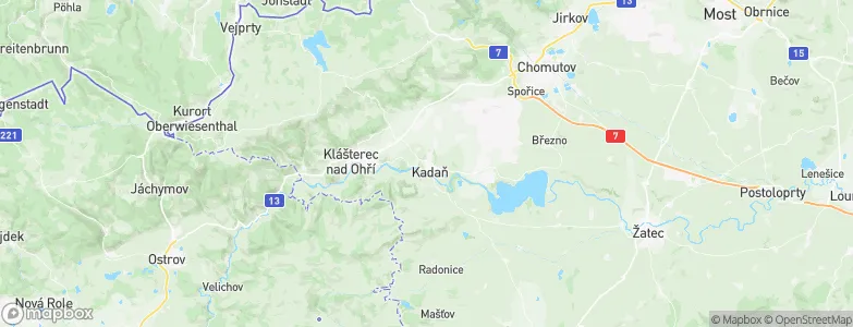 Kadaň, Czechia Map