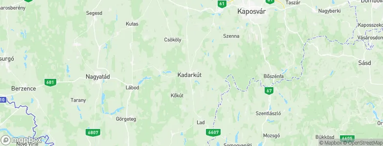 Kadarkút, Hungary Map