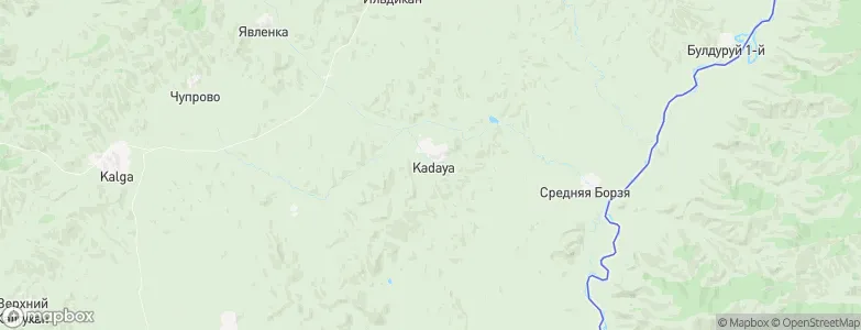 Kadaya, Russia Map