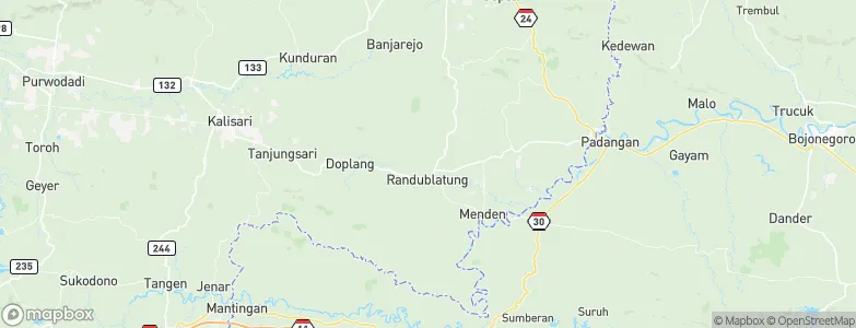 Kadengan, Indonesia Map