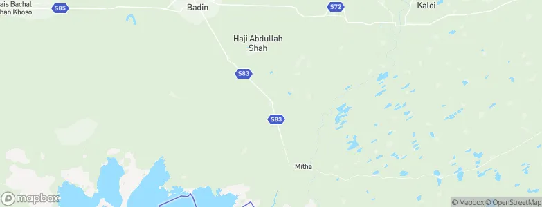 Kadhan, Pakistan Map